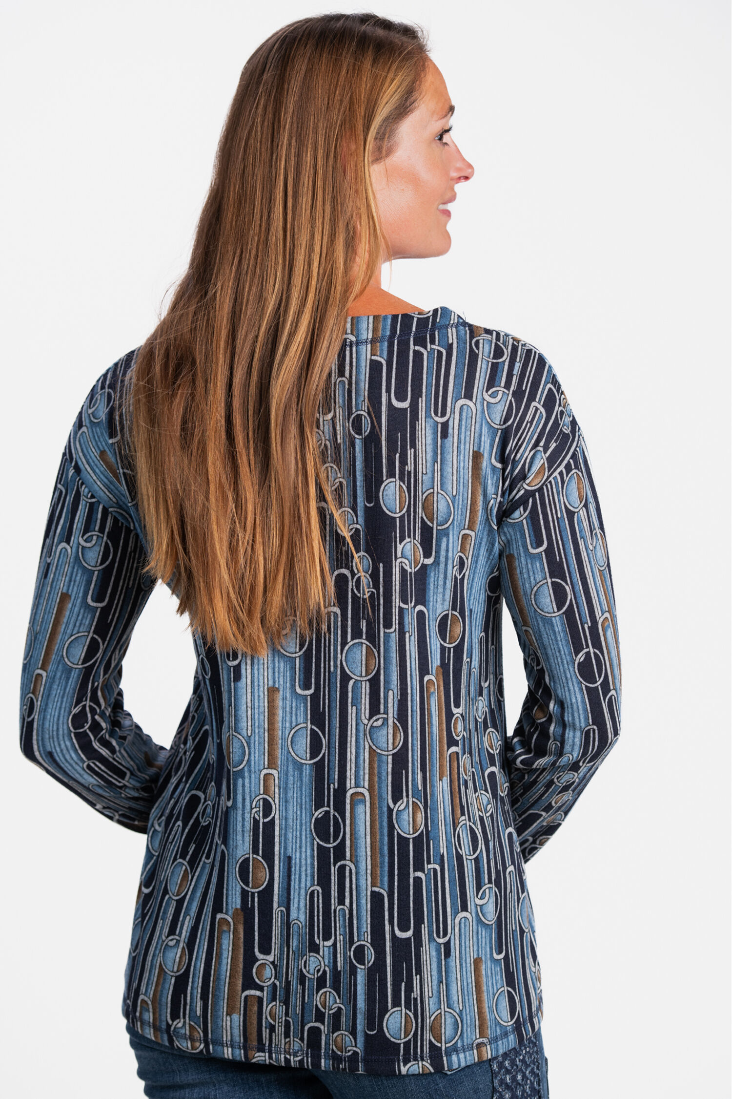 Kangaroo Pocket Long Sleeve Top  Image 2