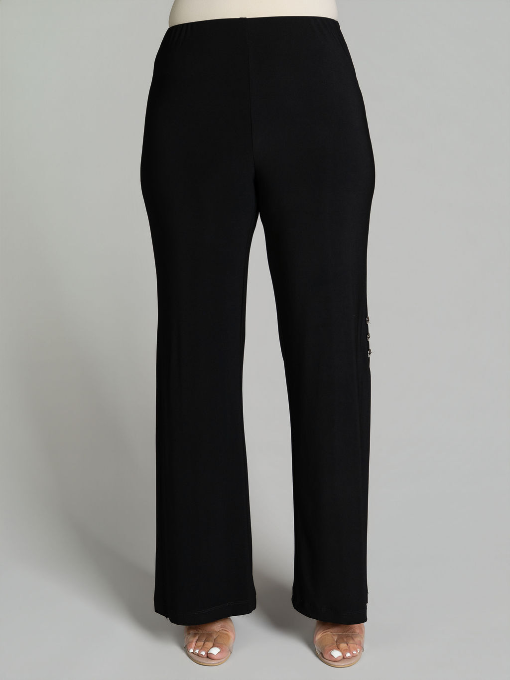 Side Slit Pull-On Pants