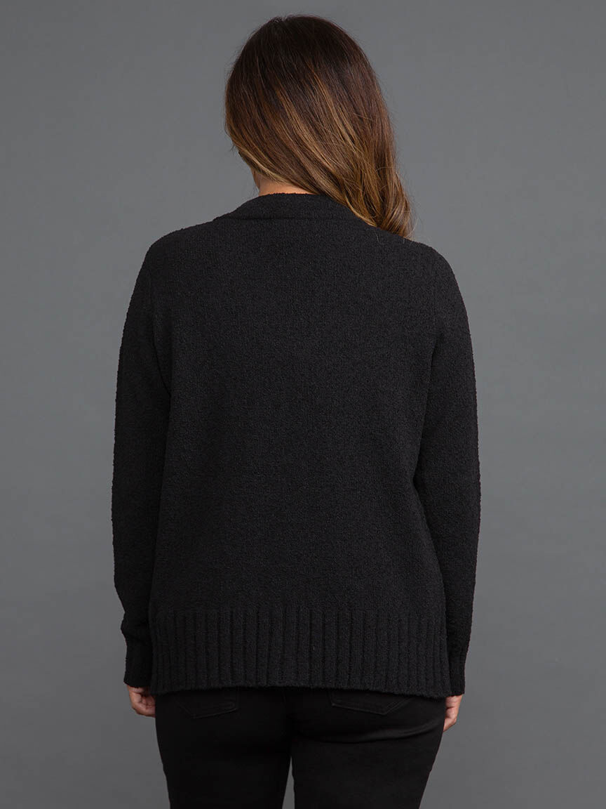 Long Sleeve V Neck Cardigan Image 4