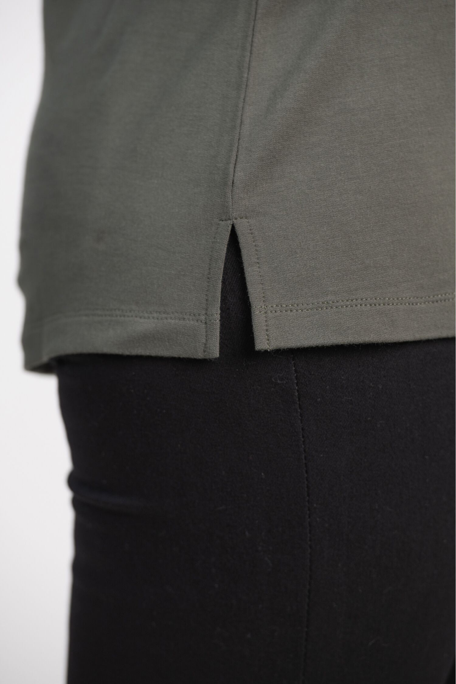 &frac34; Sleeve Boat Neck Top  Image 3