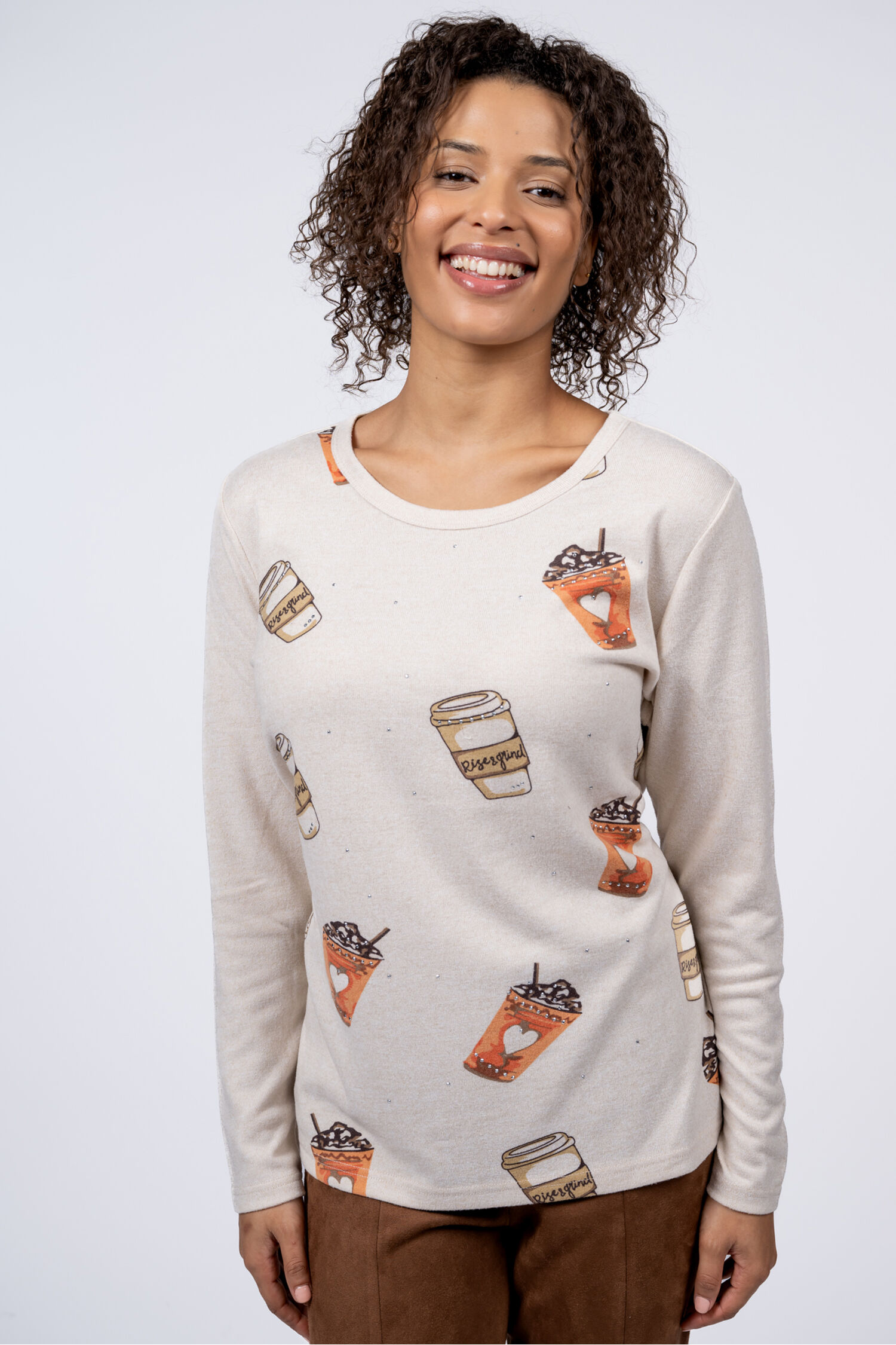 Rise & Grind Long Sleeve Top Image 1