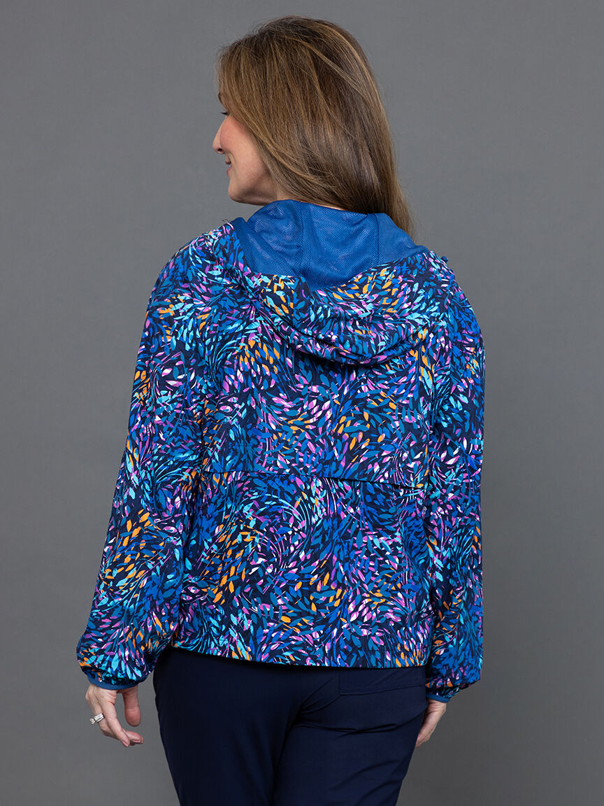 4-Way Stretch Hooded Zip-Front Jacket  Image 4