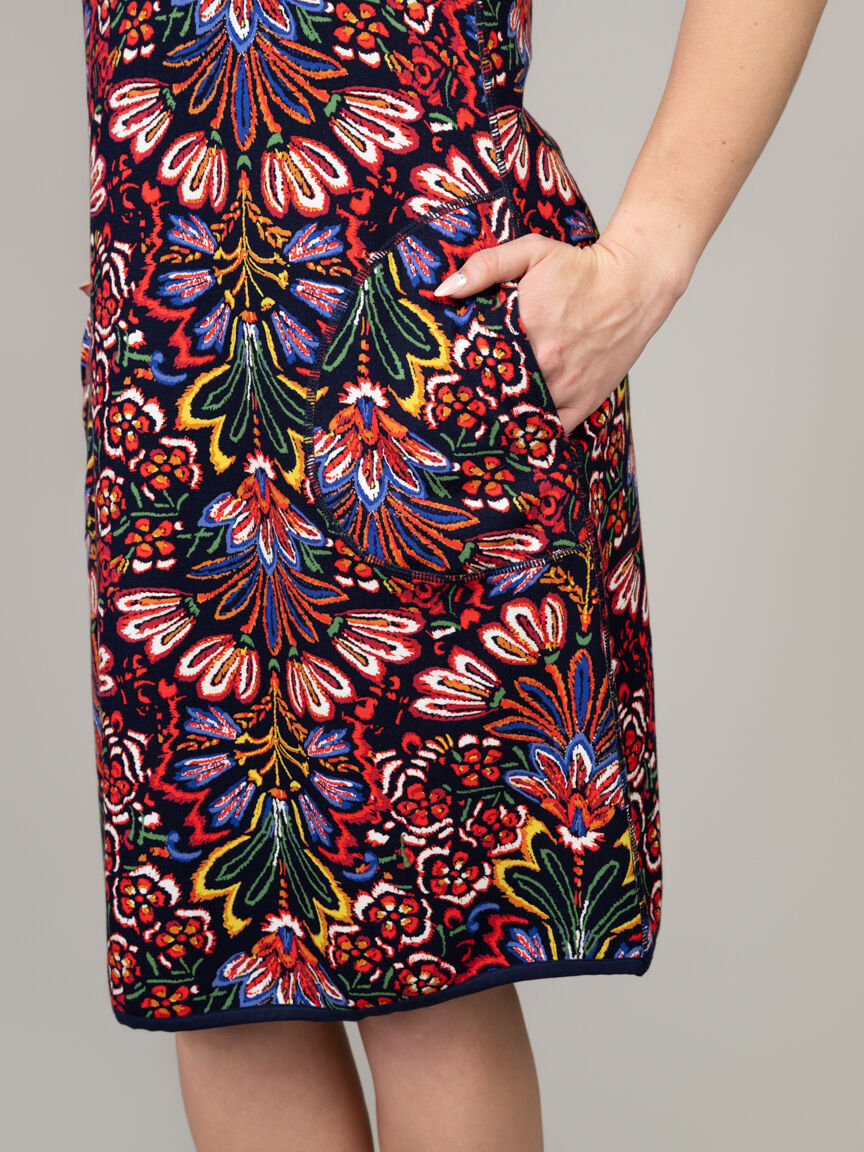 Reversible Sleeveless A-Line Dress with Pockets | Tribal | Suzanne's Reversible Sleeveless A-Line Dress with Pockets | Tribal | Suzanne's