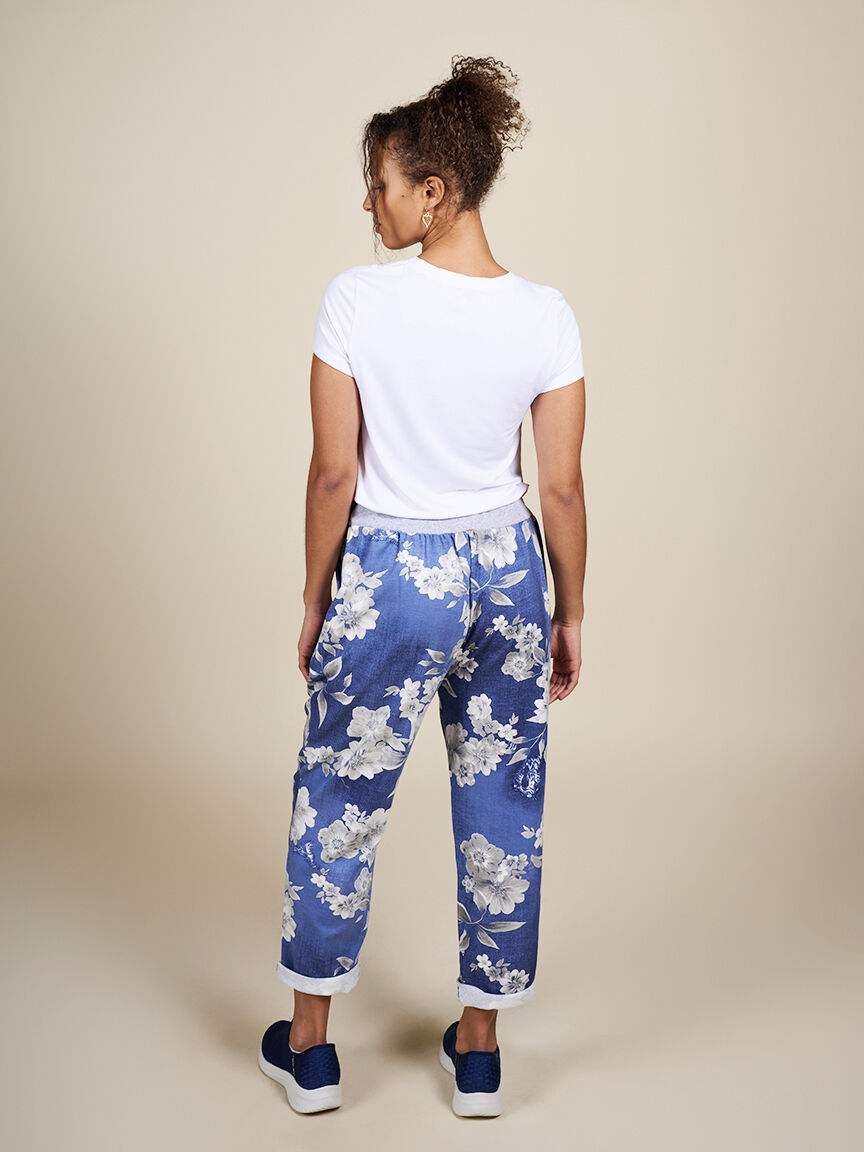Cotton Capri Jogger Image 2