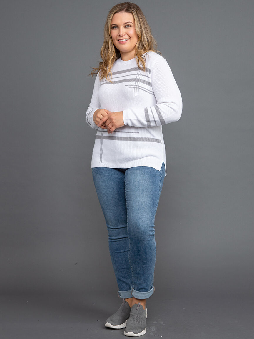 Long Sleeve Crewneck Top Image 1