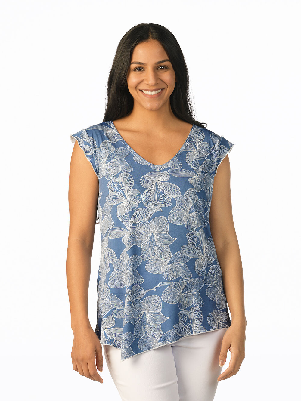 Frilly Florally Top Image 1