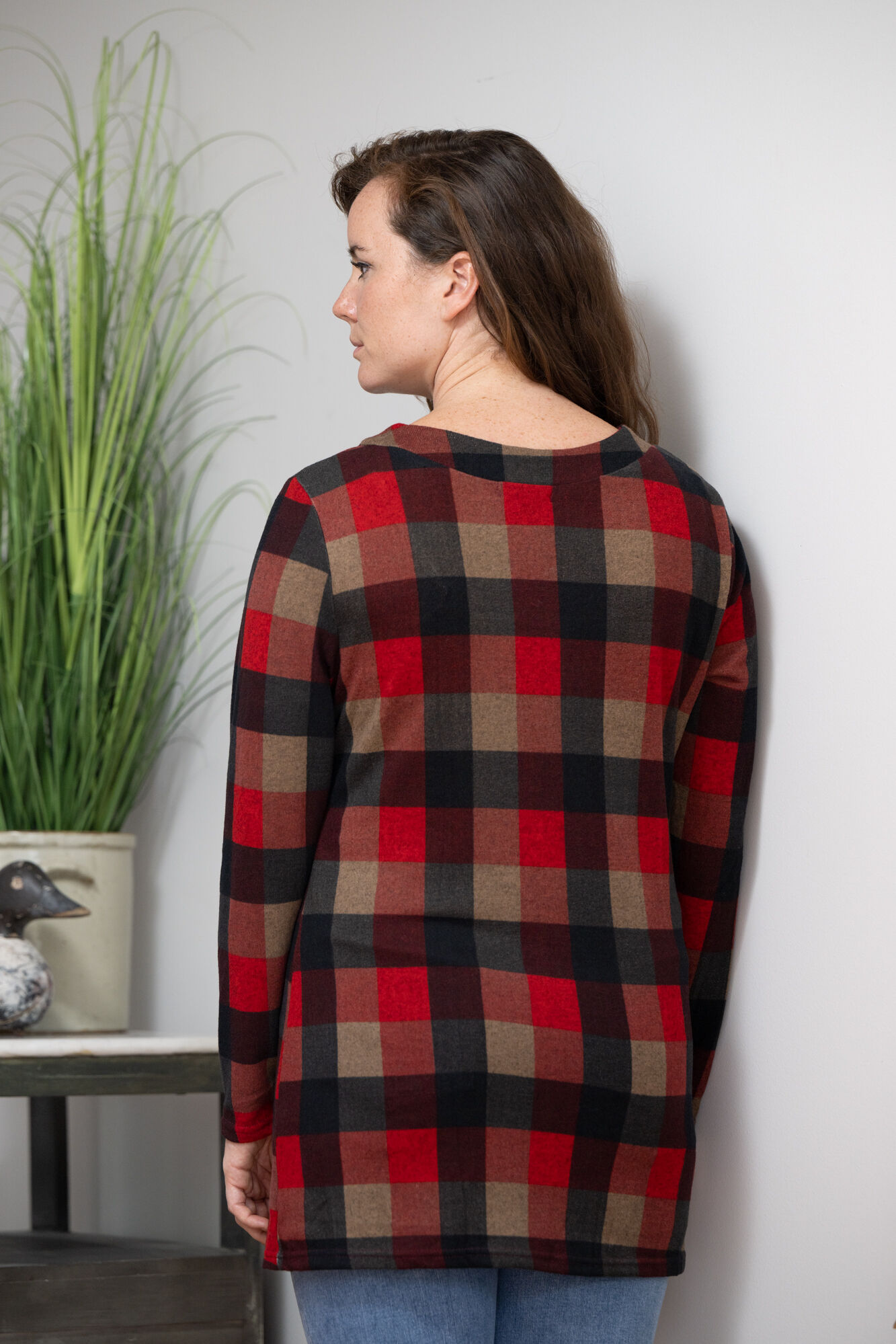 Plaid Prestige Checkered Tunic Image 4