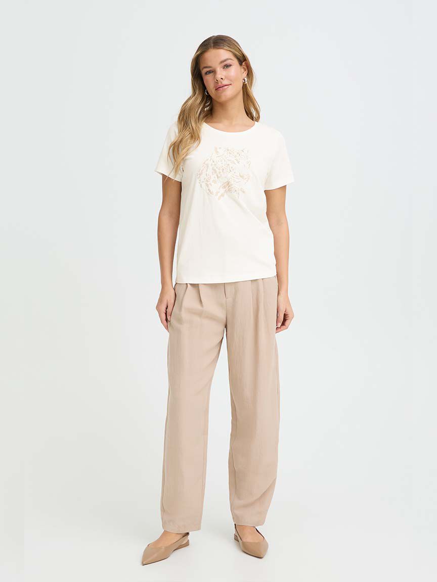 Short Sleeve Leopard Shirt