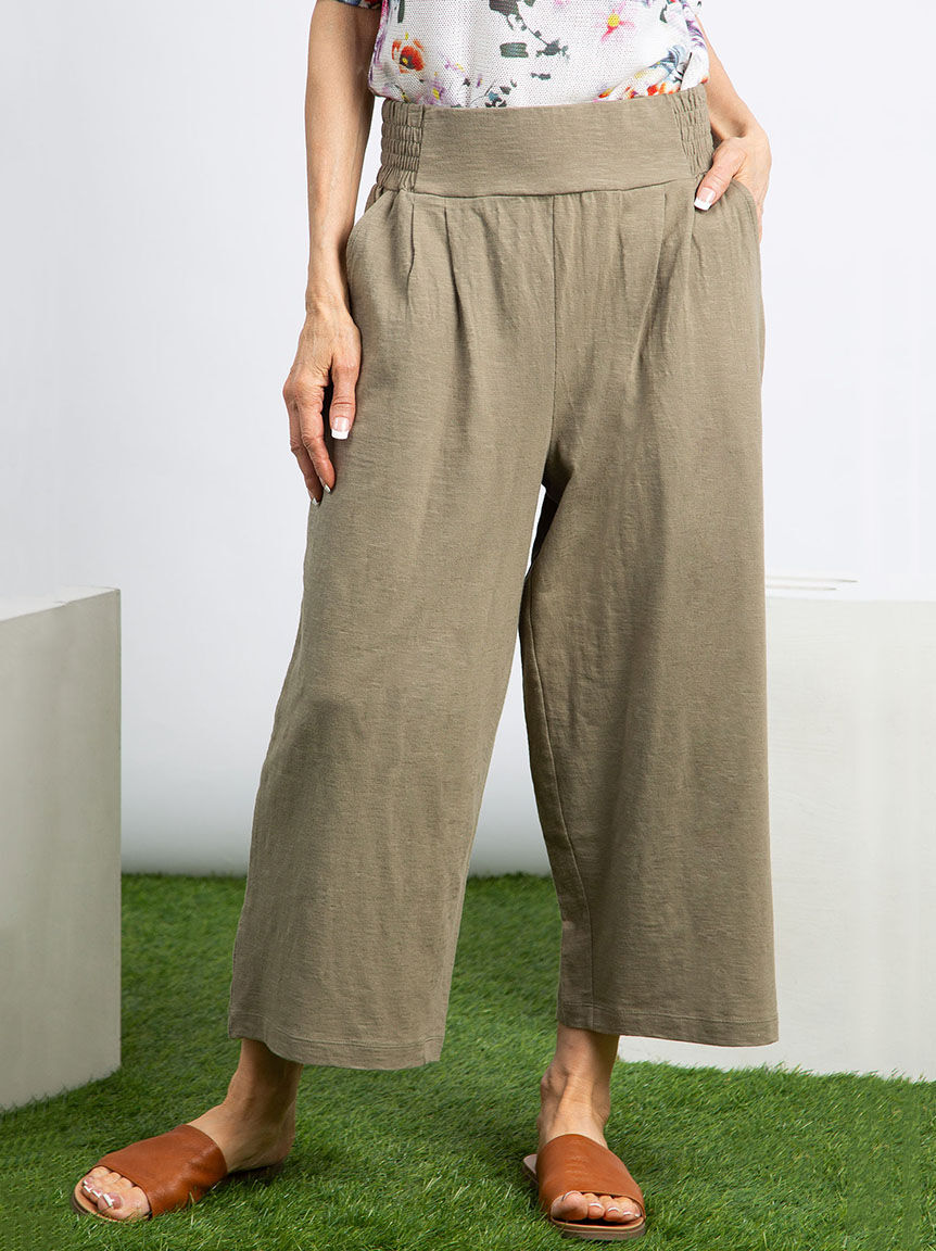 Cotton Gaucho Pants Image 2