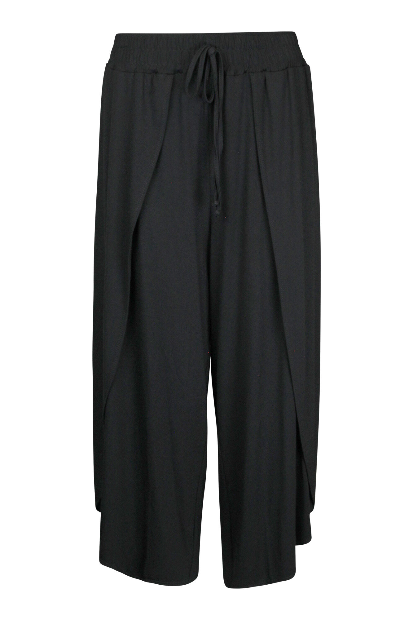 Drape Fit Capri Palazzo Pant Image 1