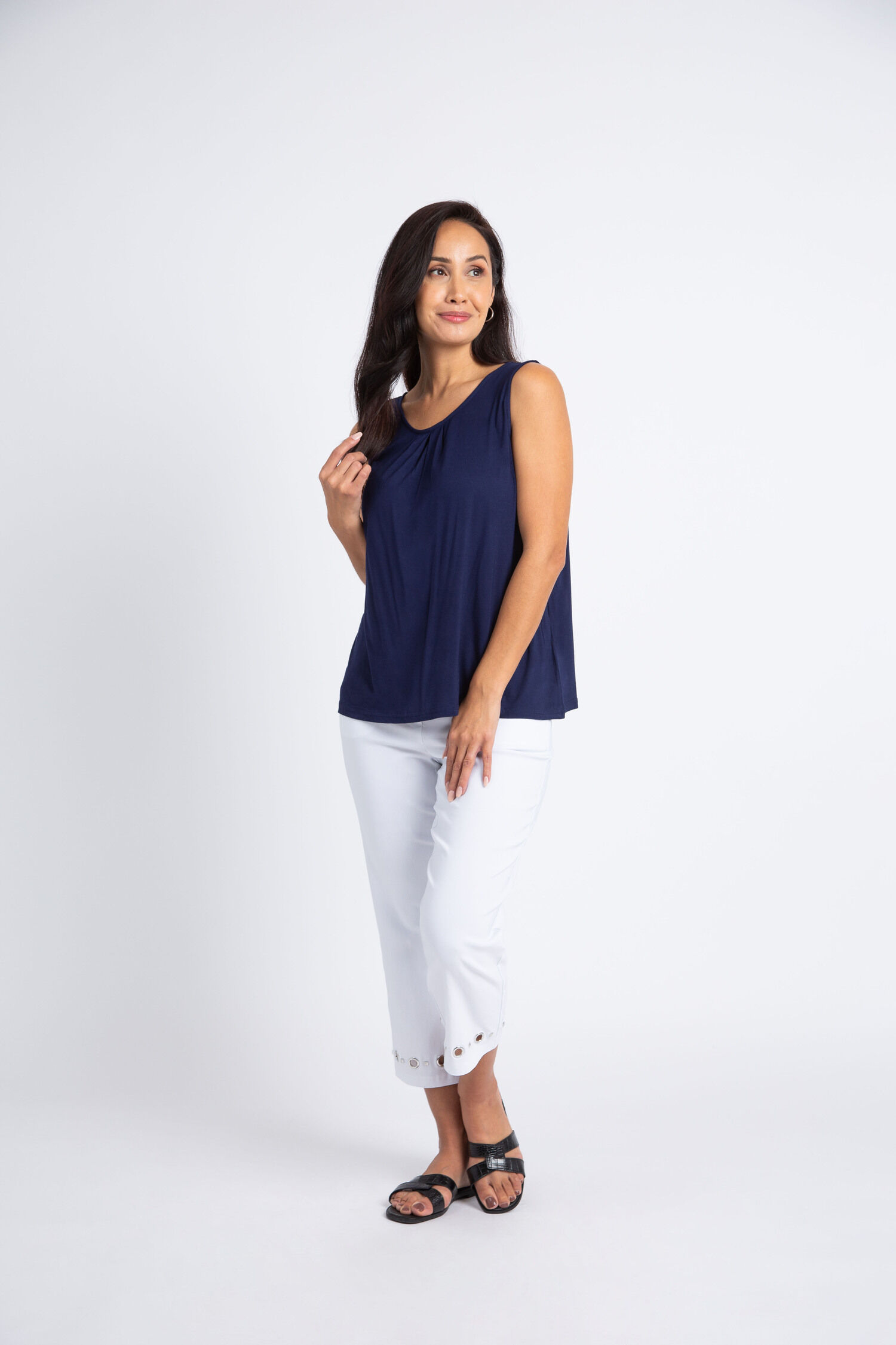 Sleeveless Aline Bamboo Top Image 1