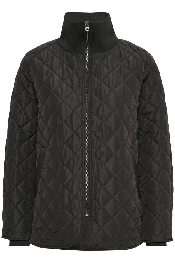 Quilted Bomber Jacket 