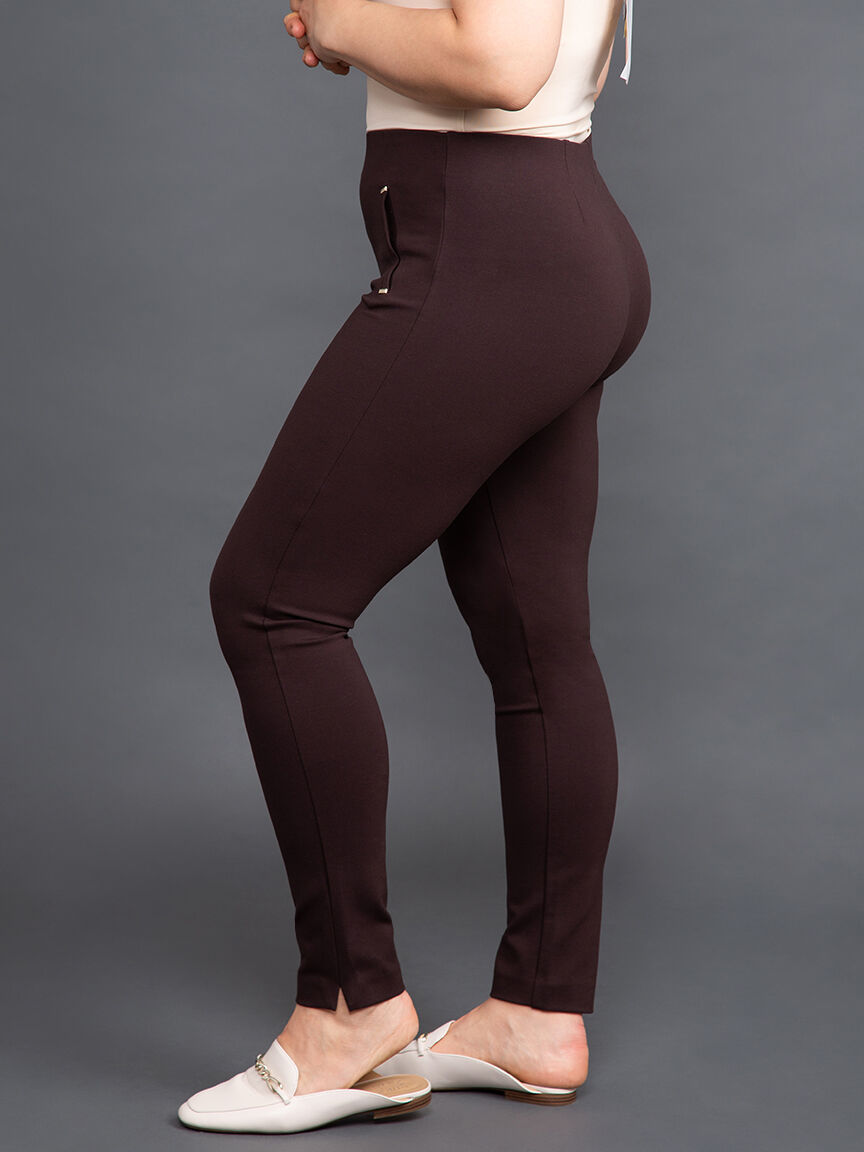 Pull-On Slim Leg Trousers Image 3