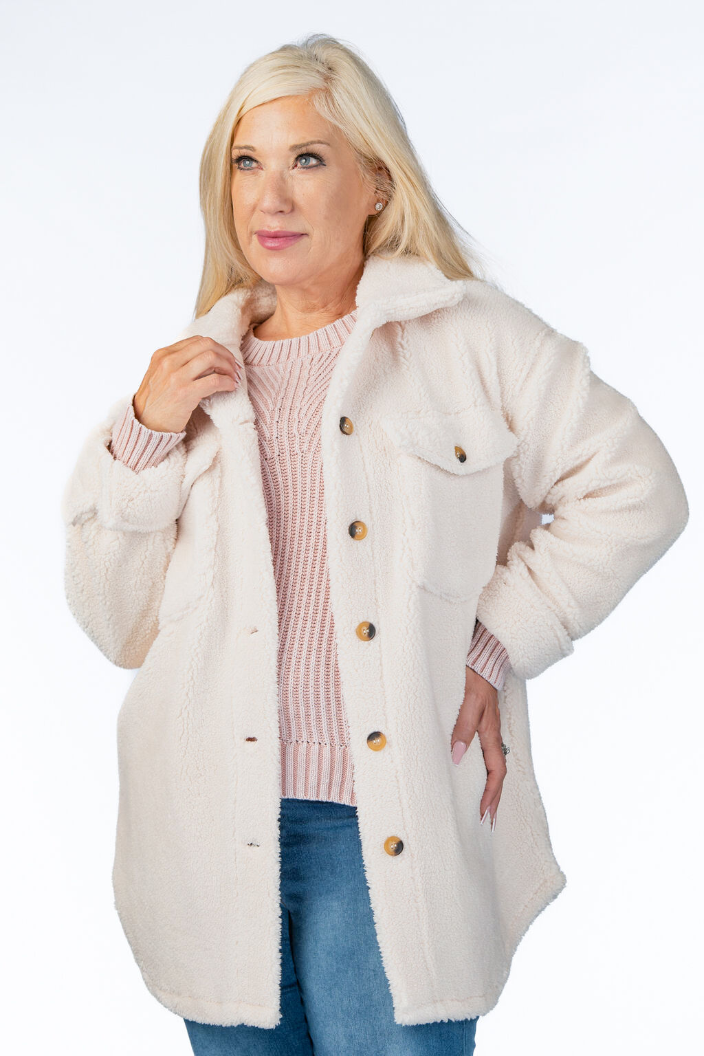 Stellar Sherpa Shacket Image 1