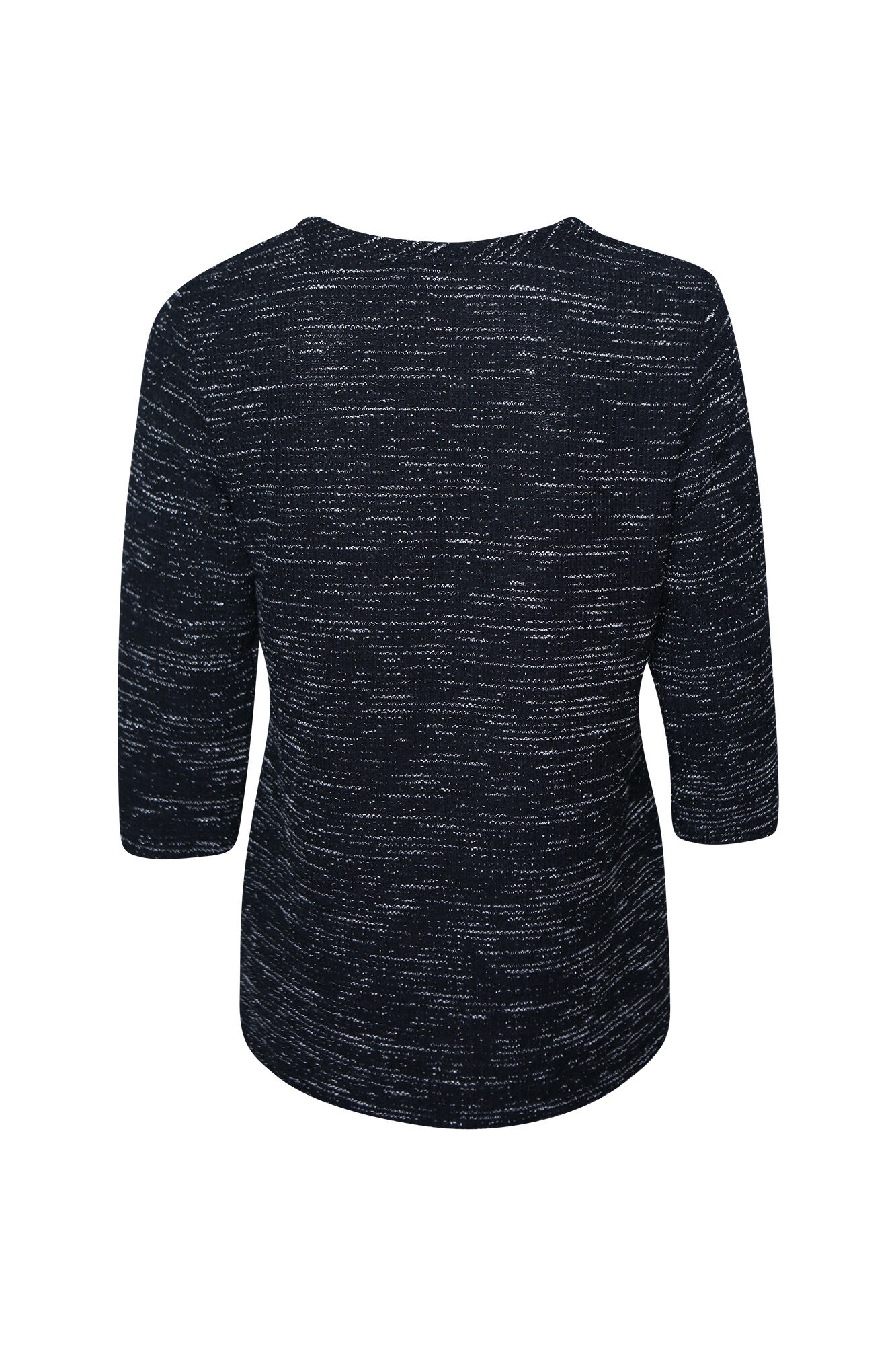 Boucle Knit 3/4 Sleeve Top Image 2