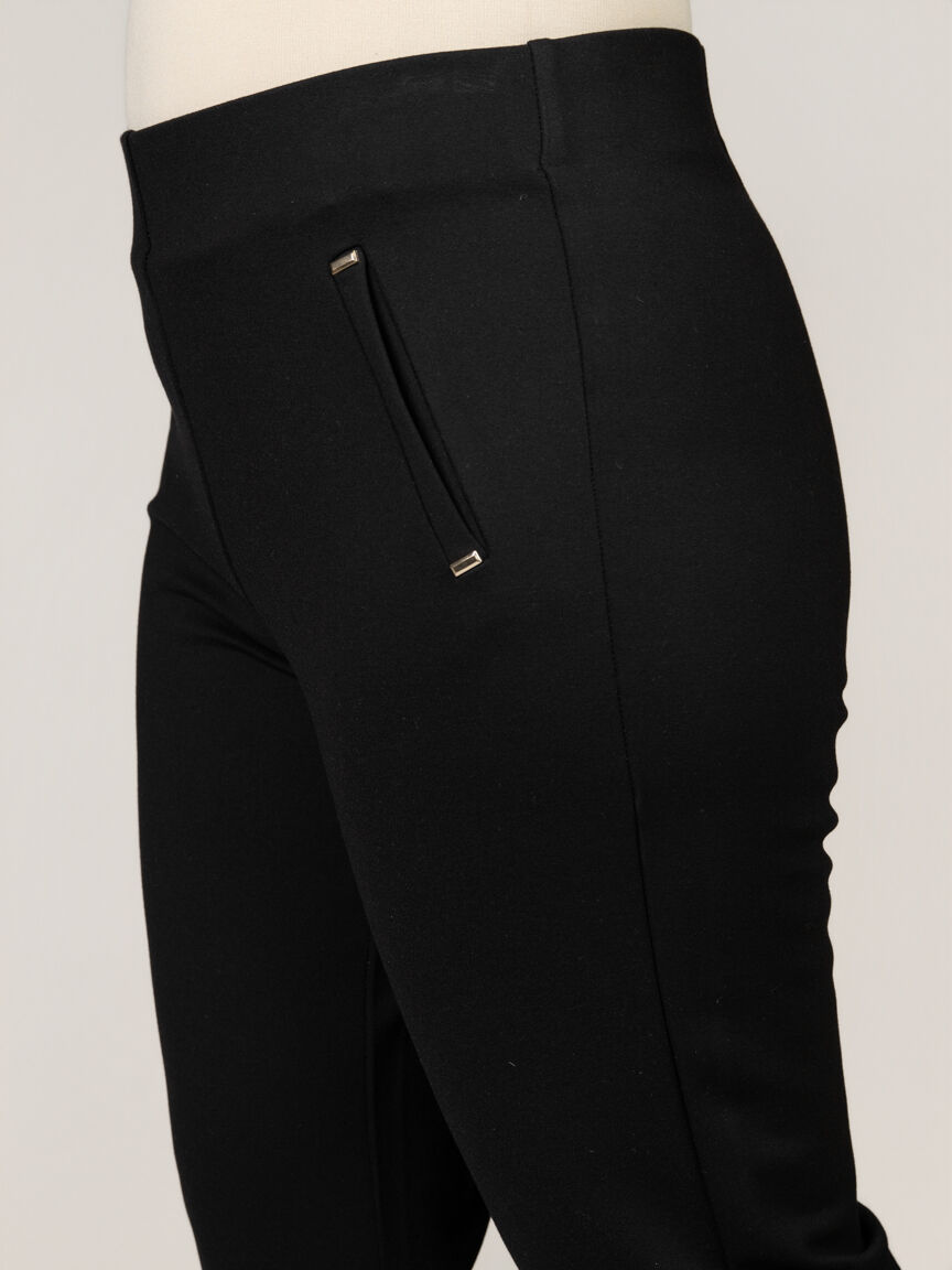 Petite Pull-On Slim Leg Trousers