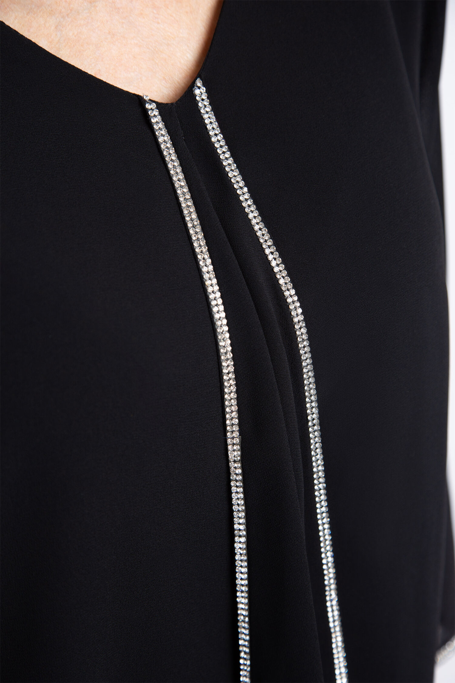 &frac34; Sleeve Split Front Blouse Image 5