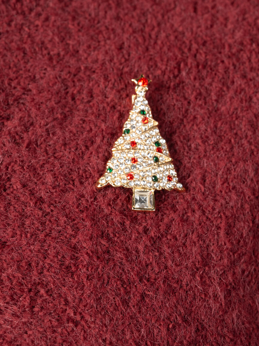 Sparkling Hotfx Christmas Tree Pin