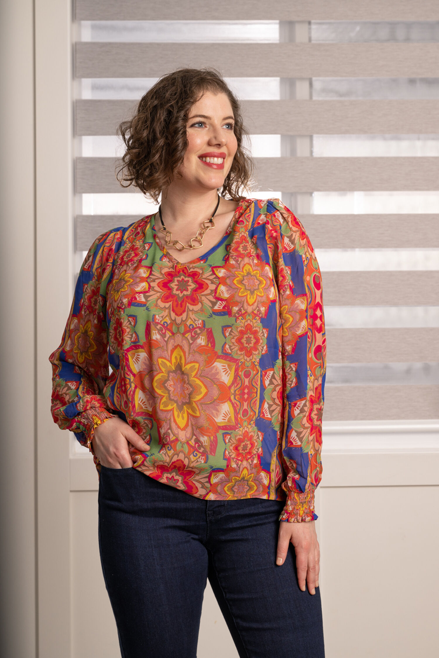 Floral Carolina Blouse Image 1
