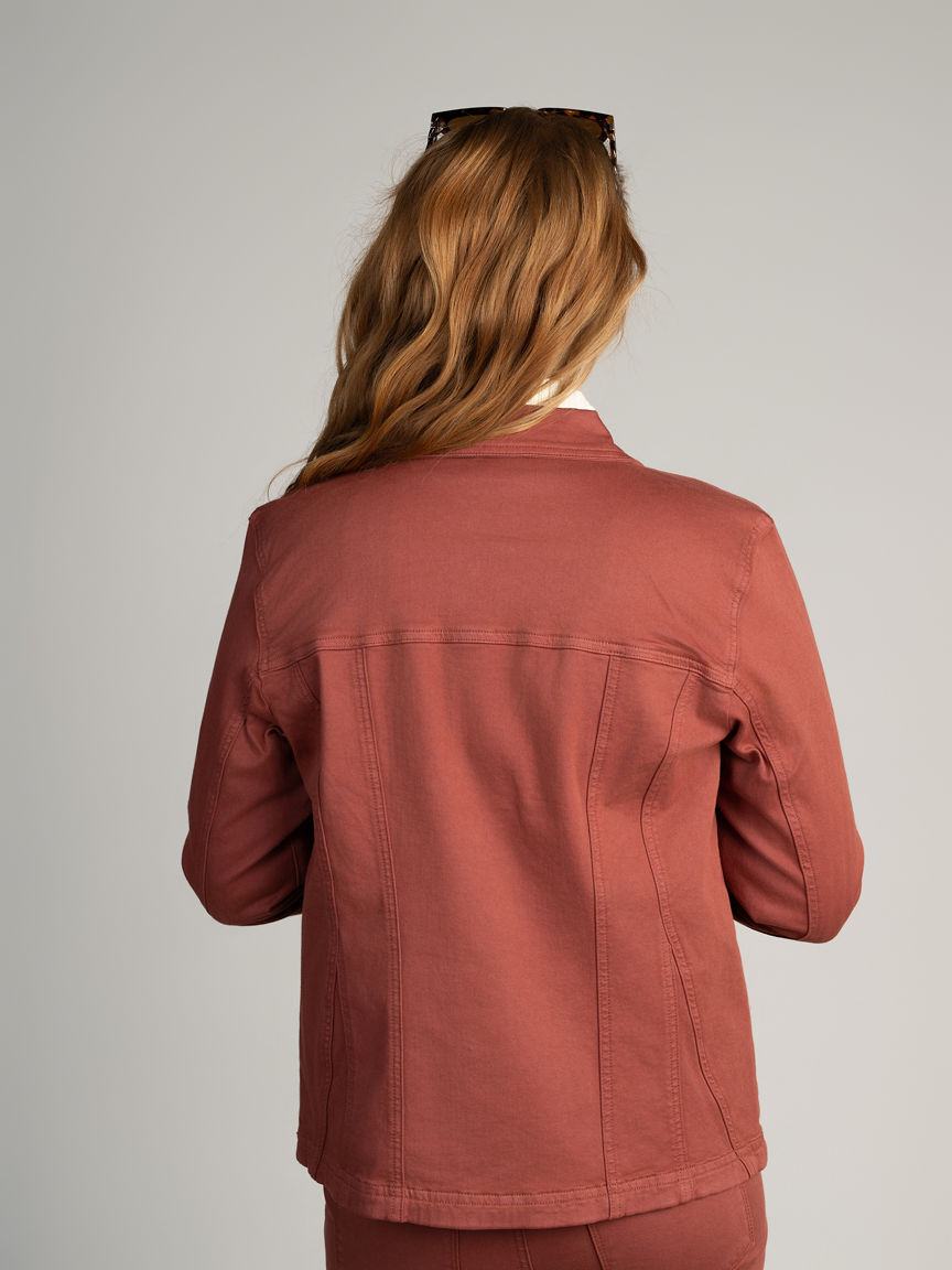 Denim Jacket with Inserts