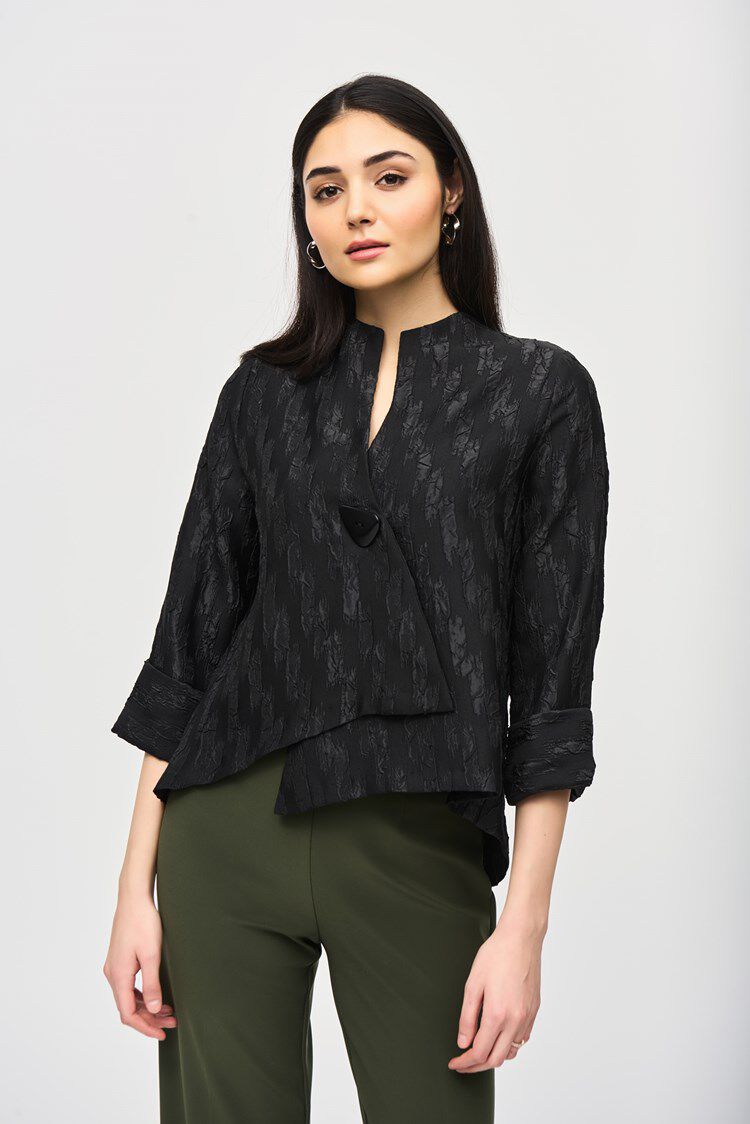 Woven Jacquard Swing Jacket Image 1