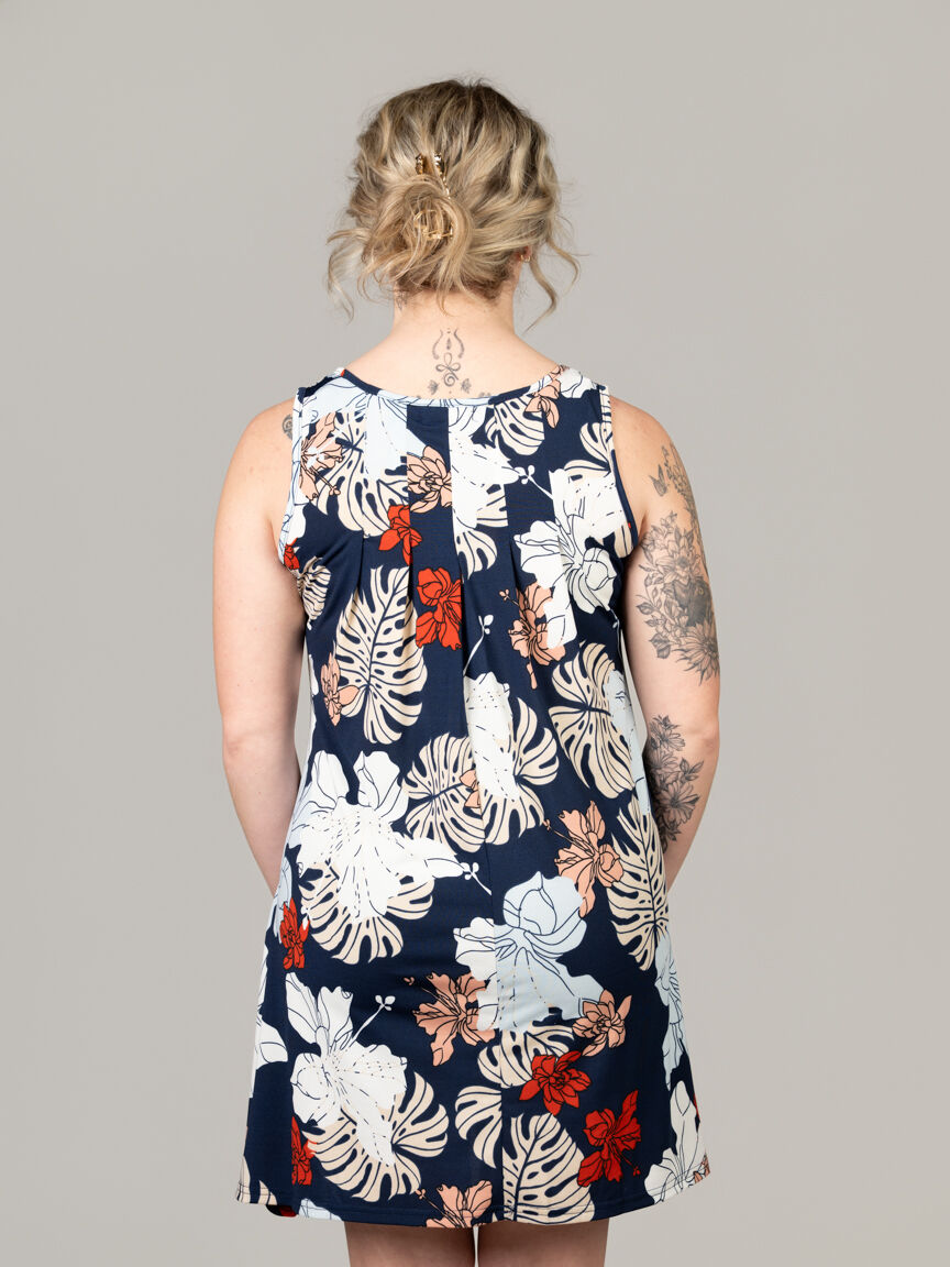 Sleeveless A-Line Summer Dress