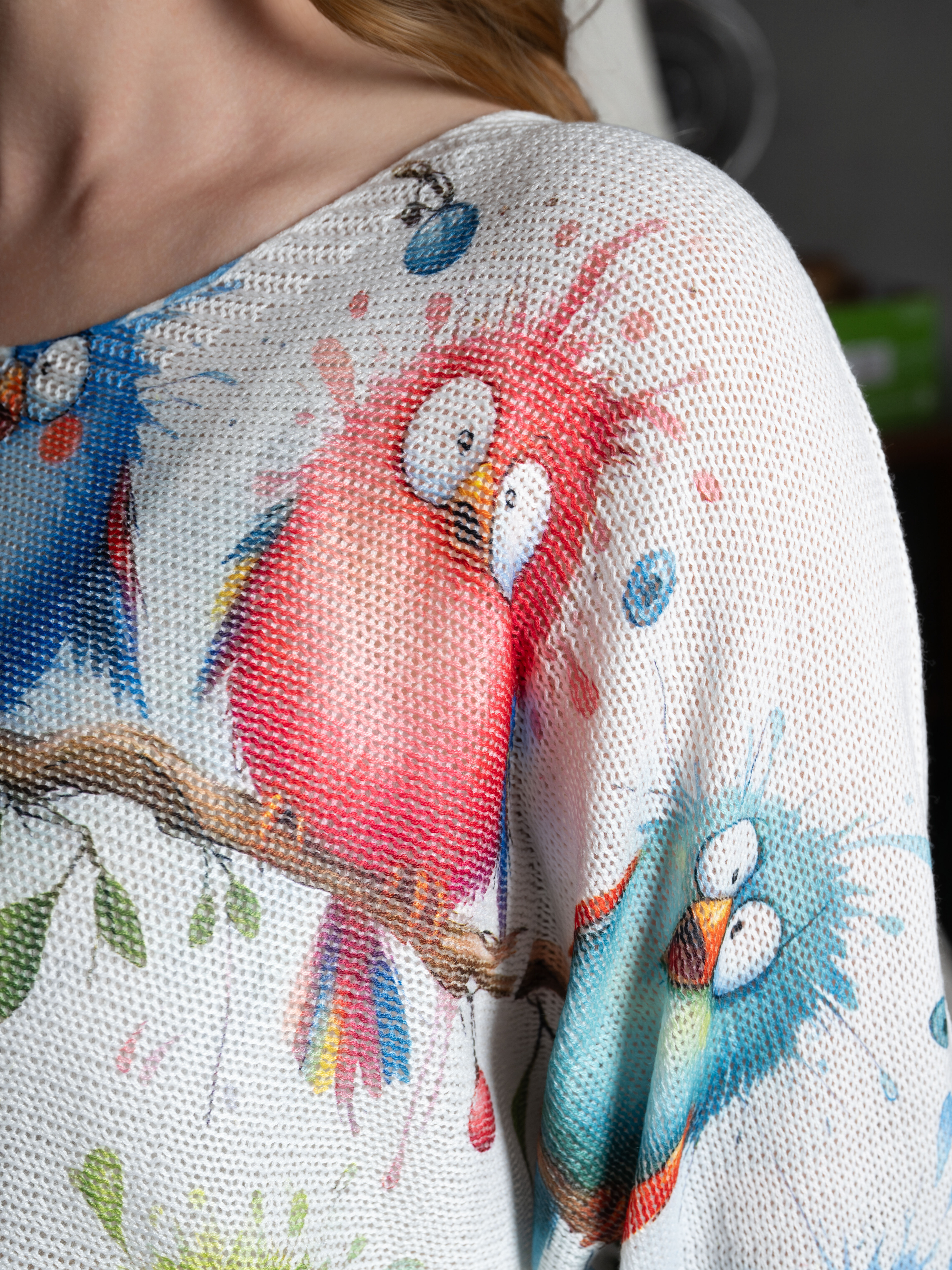 Dolman Sleeve Knit Top Image 2