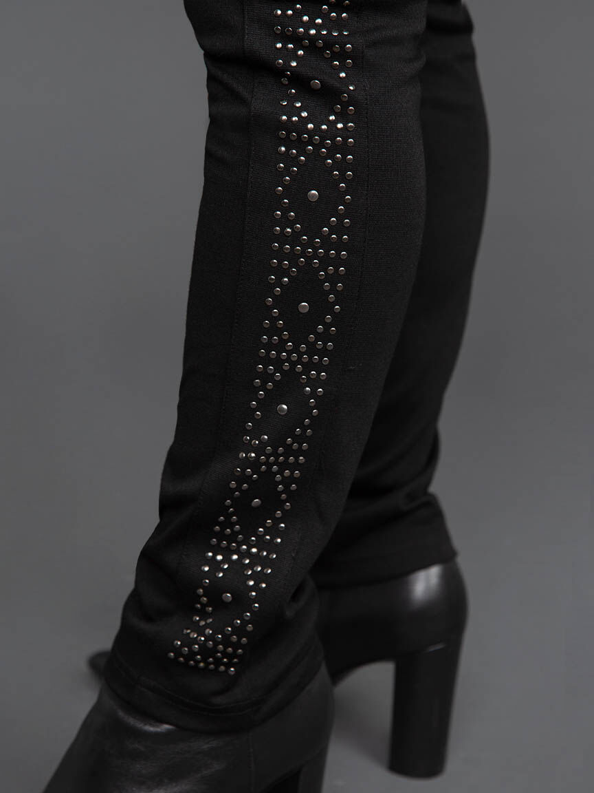 Pull On Pants with Hotfix Detail Image 4