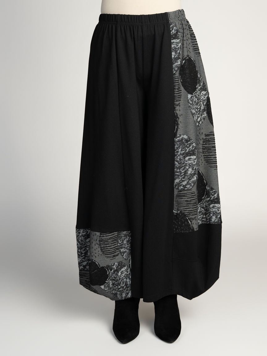 Pull-On Patchwork Pants