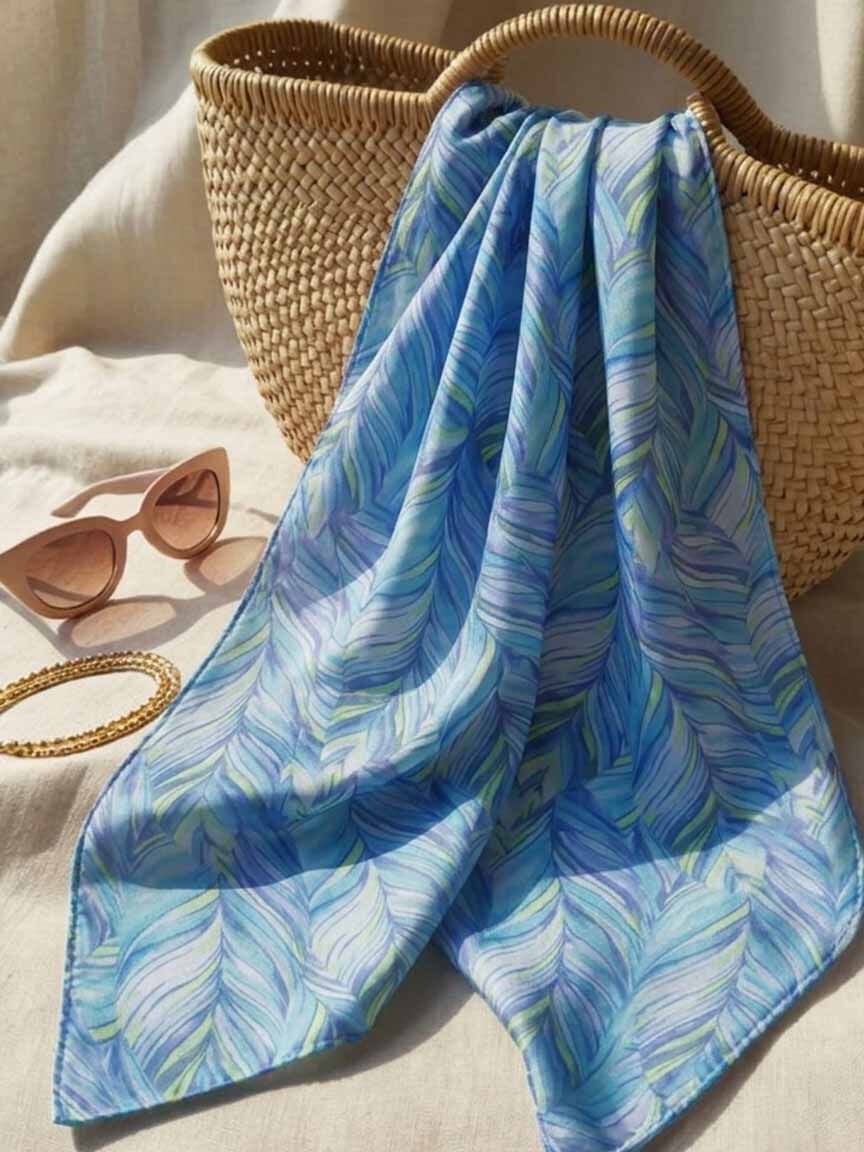 Lightweight Leaf Scarf