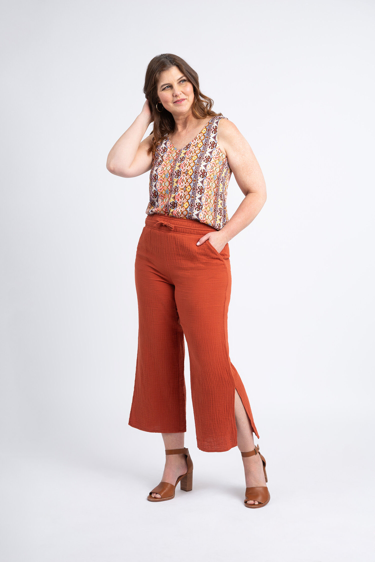 Reversible V-Neck Sleeveless Top Image 2