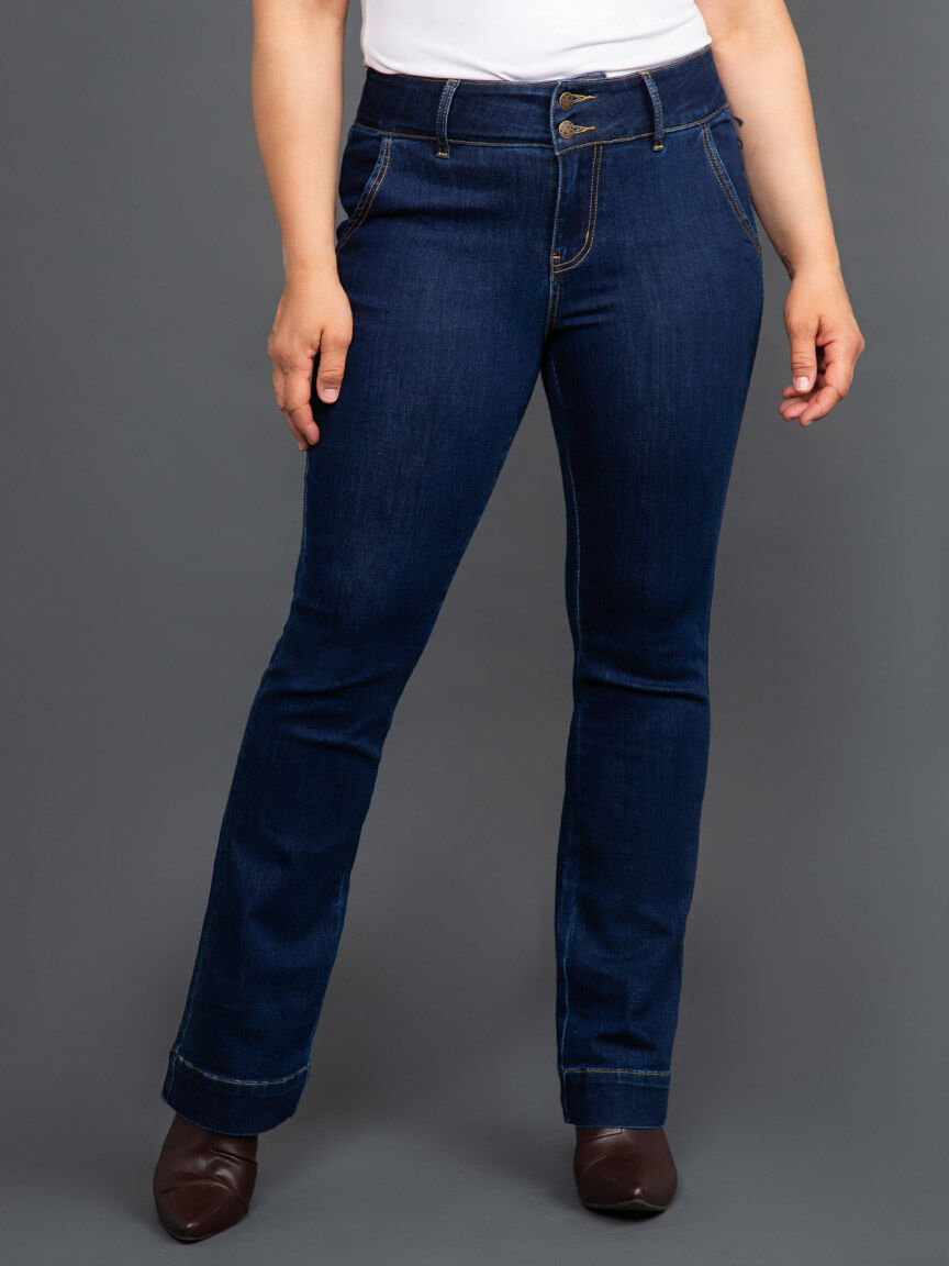 High Rise Bootcut Jeans Image 2