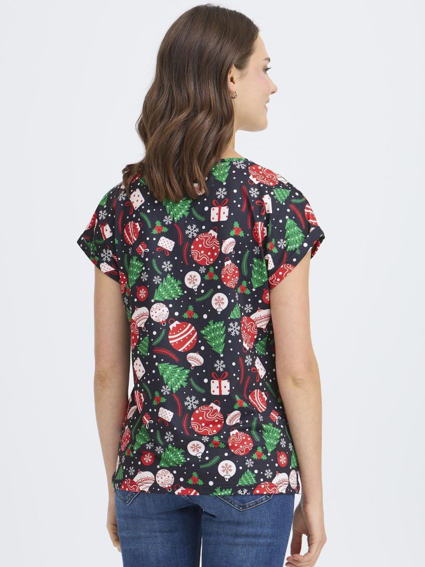 Boxy Fit Short Sleeve Top