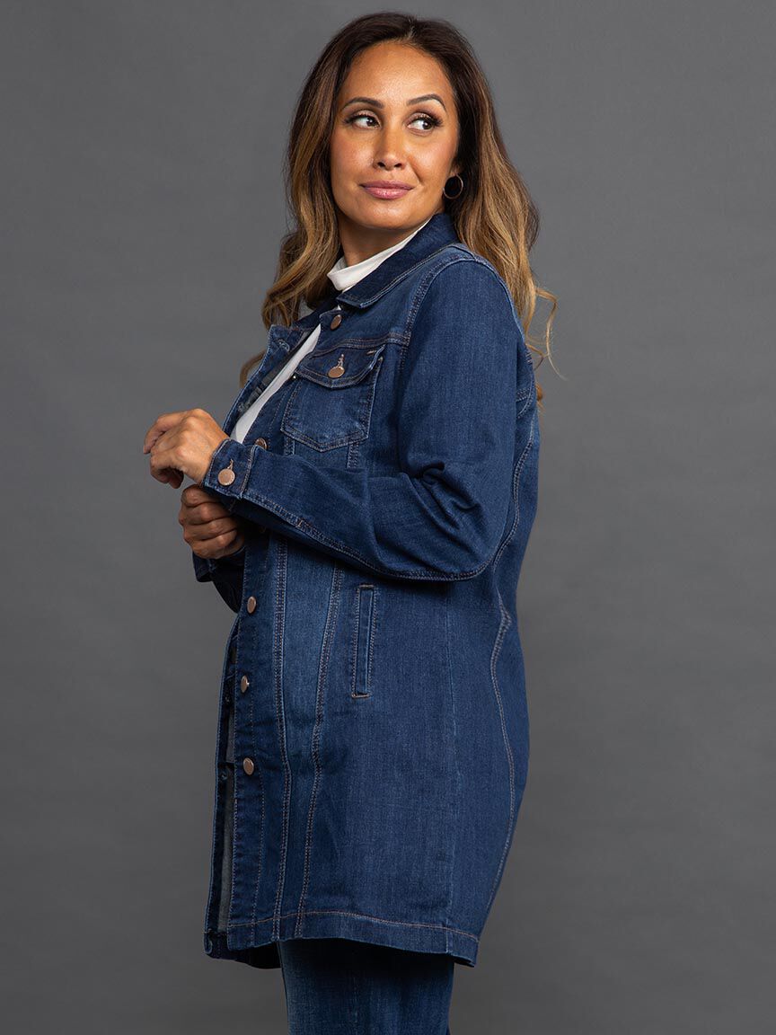 Anna Long Denim Jacket  Image 3