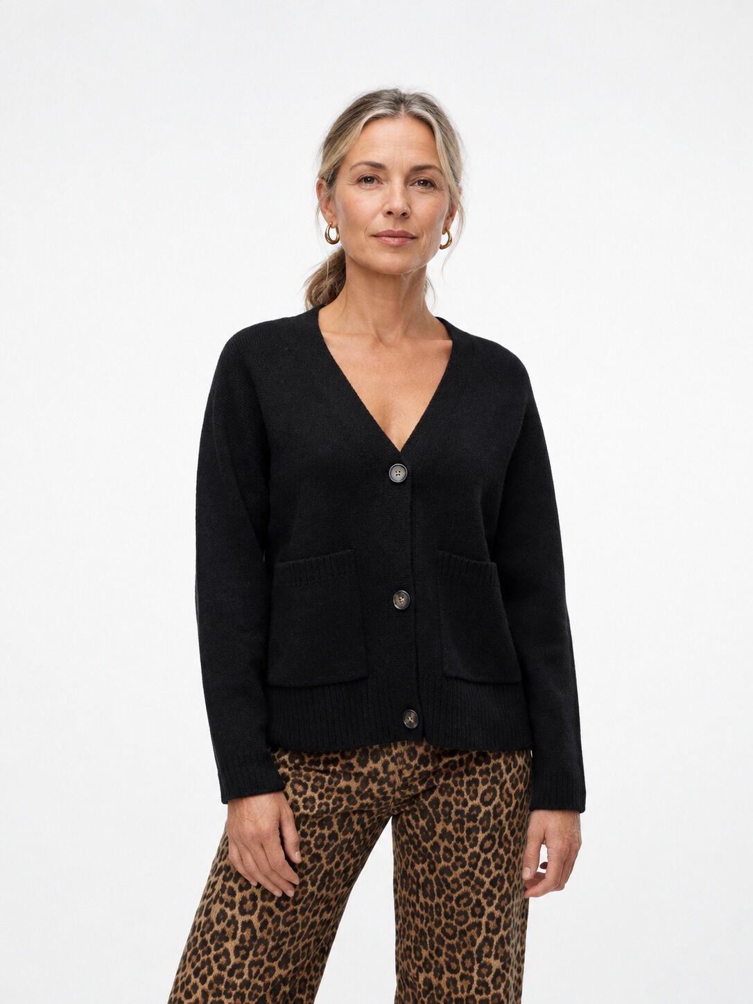 Cozy Button Front Cardigan