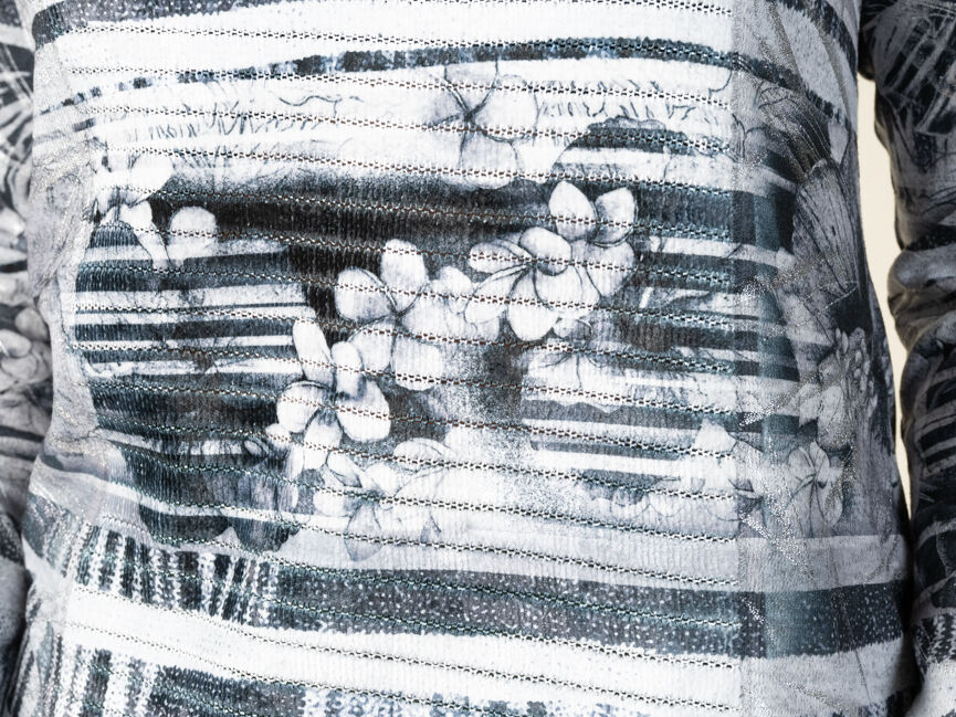 3/4 Sleeve Top with Lurex