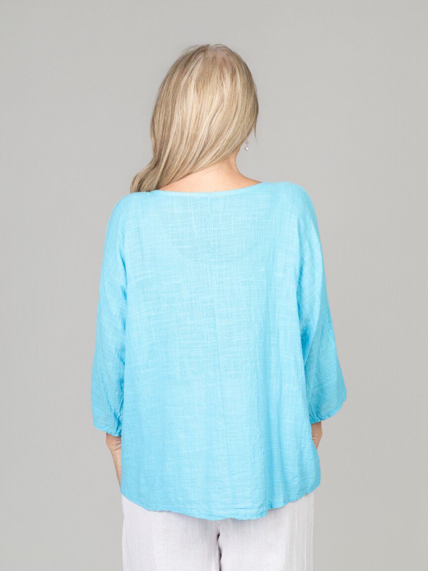 3/4 Sleeve Flowy Top Image 6