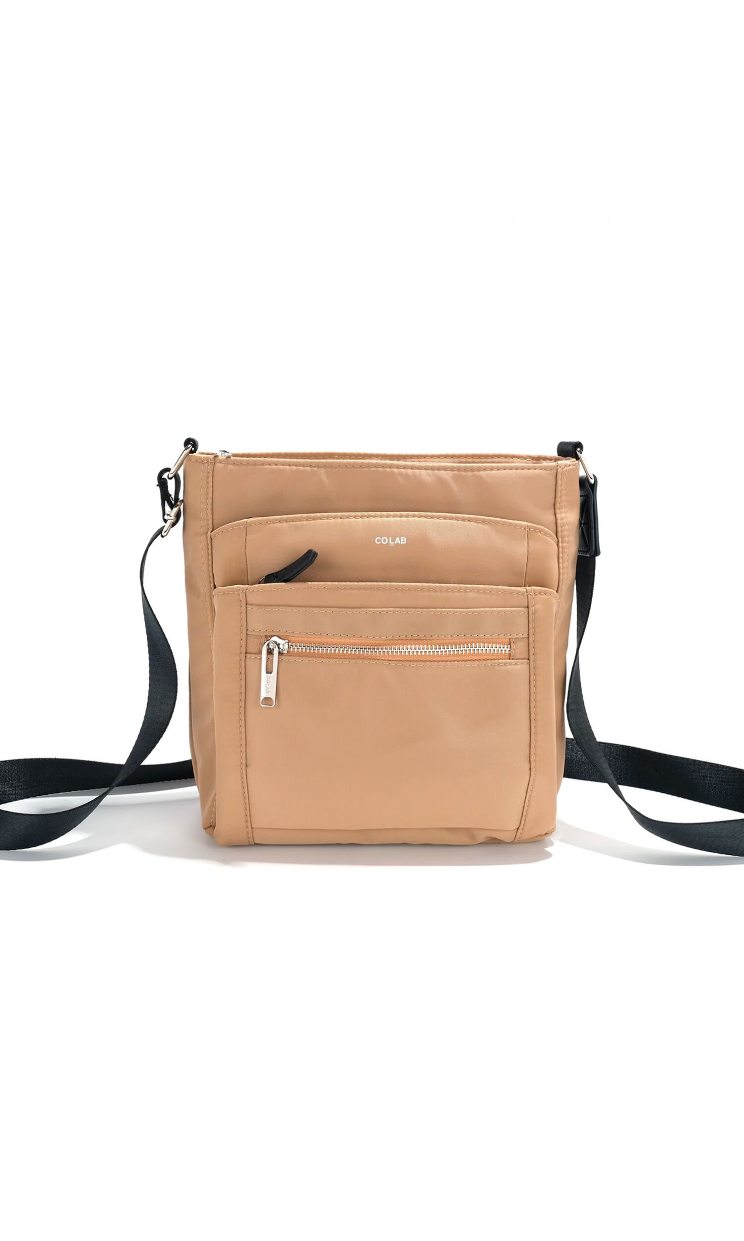 Vegan Leather Organised Crossbody Bag Image 2