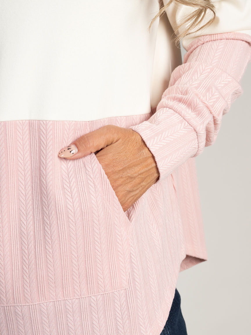 Lightweight Color Block Hoodie