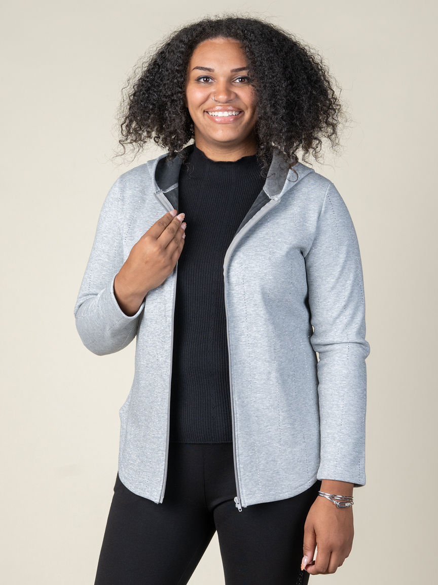 Jacket With Hood & Bling