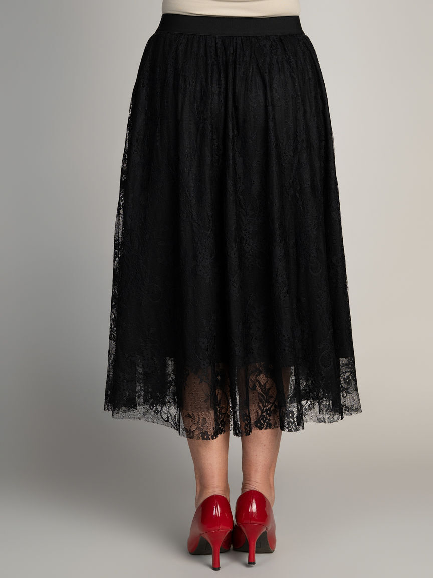 Midi Lace Skirt