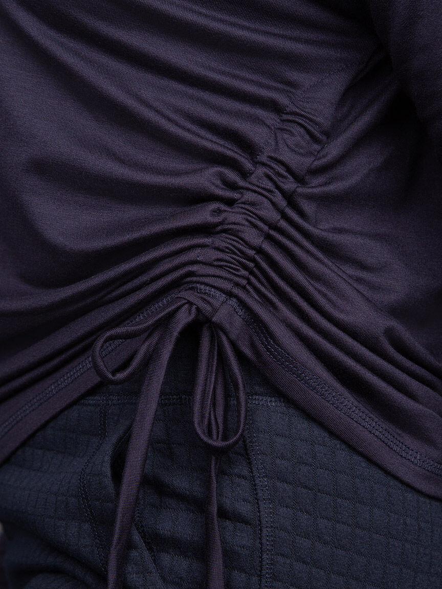 Wear-Two-Ways Long Sleeve French Terry Top Image 5