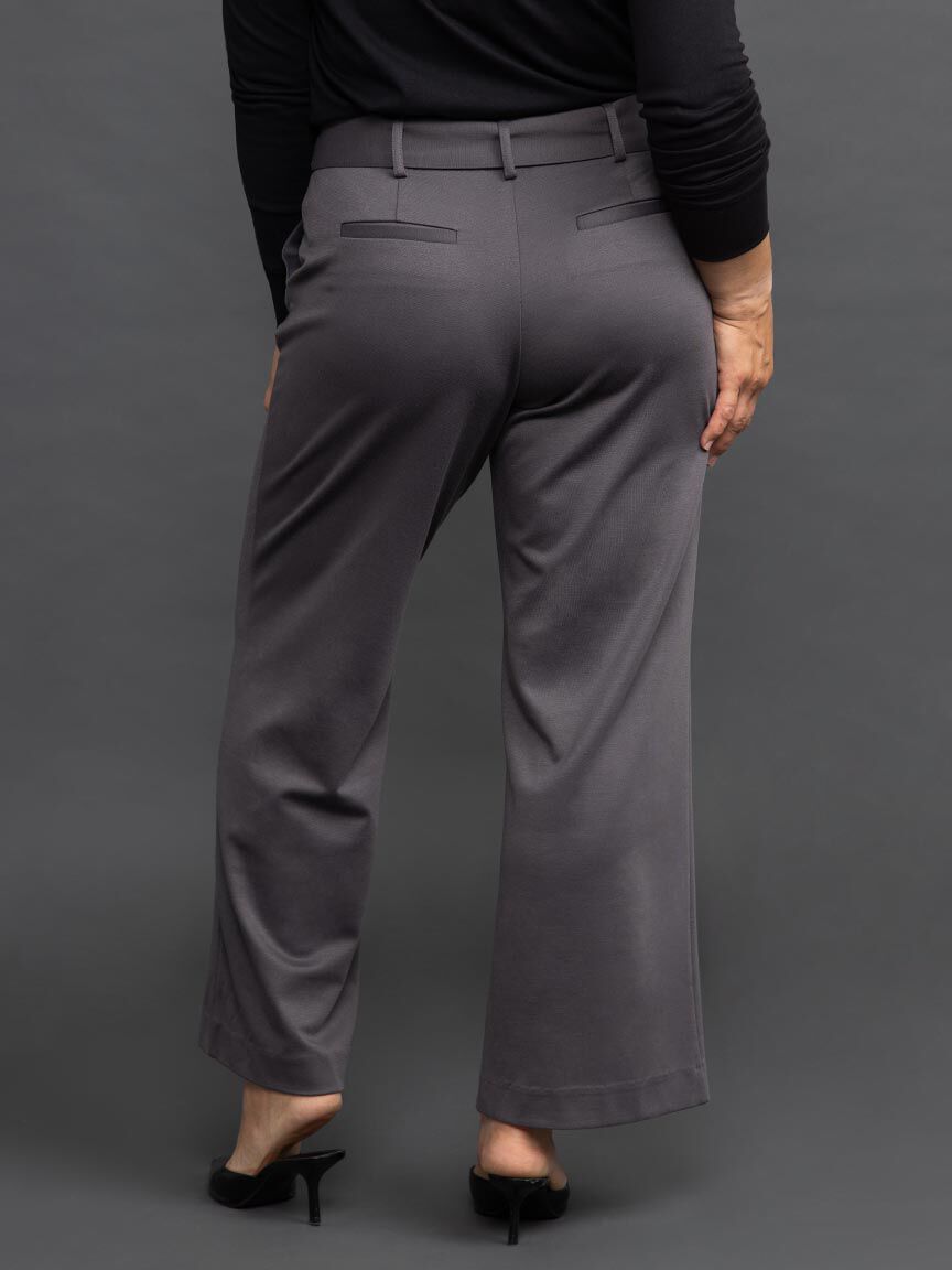 Wide Leg Pant w/ Tie-Up Belt  Image 4