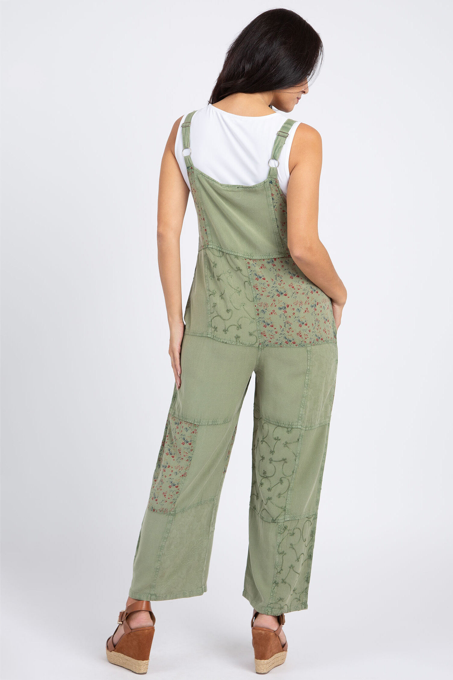 Floral Patchwork Jumpsuit Image 3