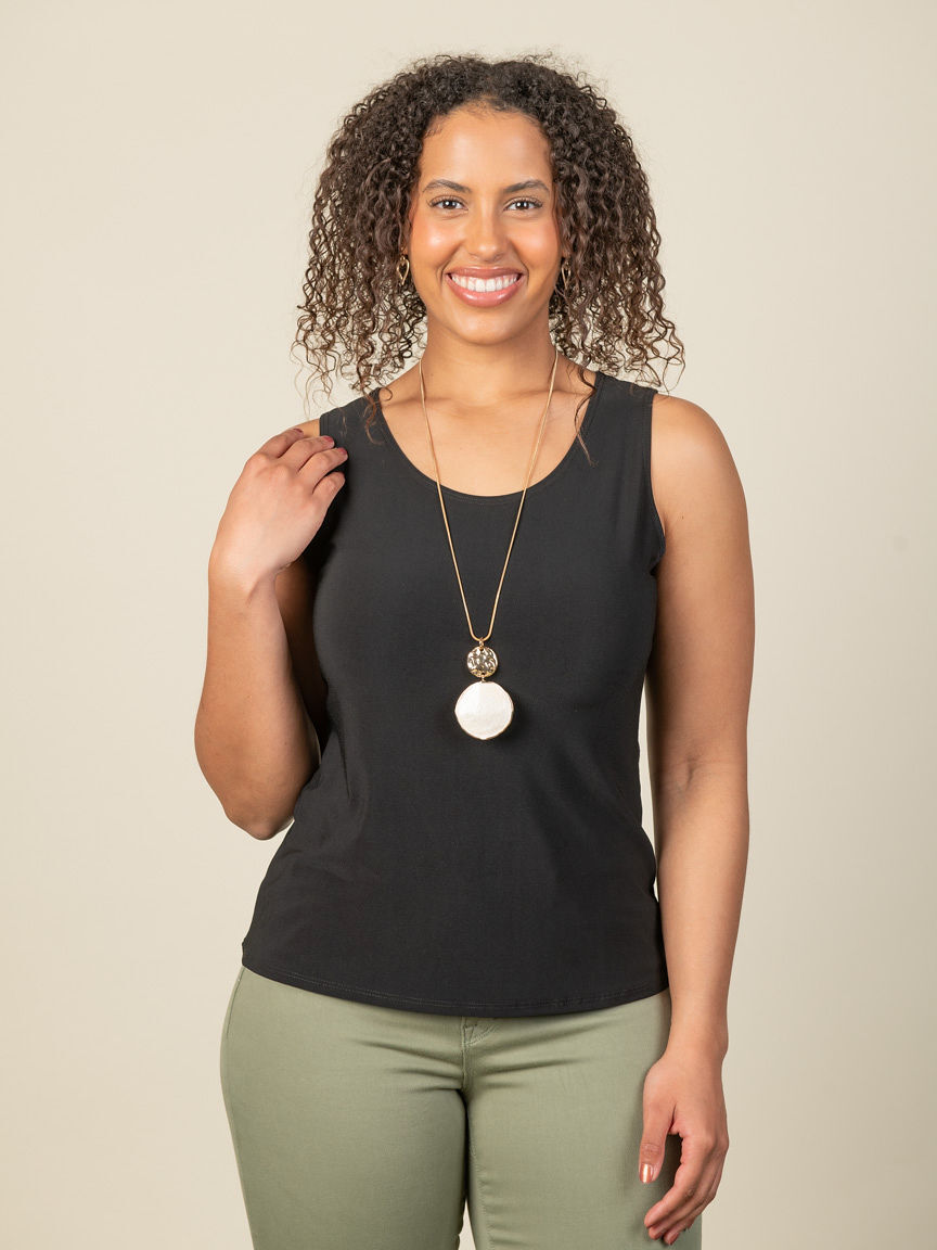 Basic Solid Cami Tank, Red