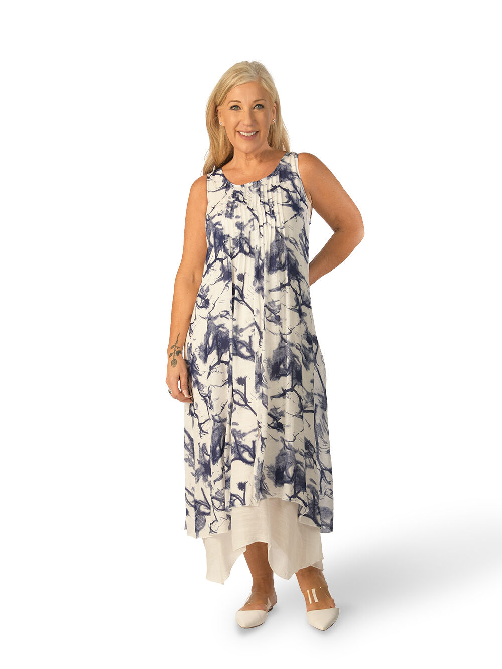 Watercolor Dress Image 1