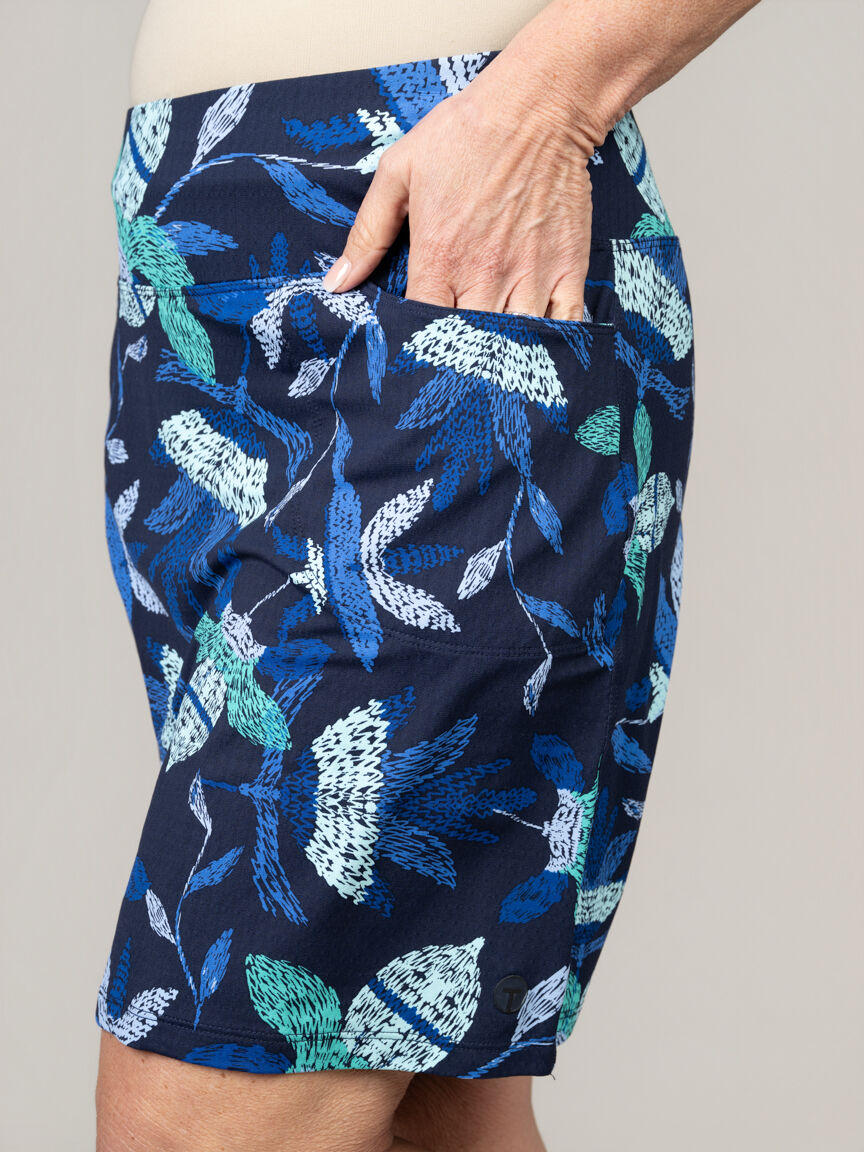 Pull-On Active Skort With Pockets