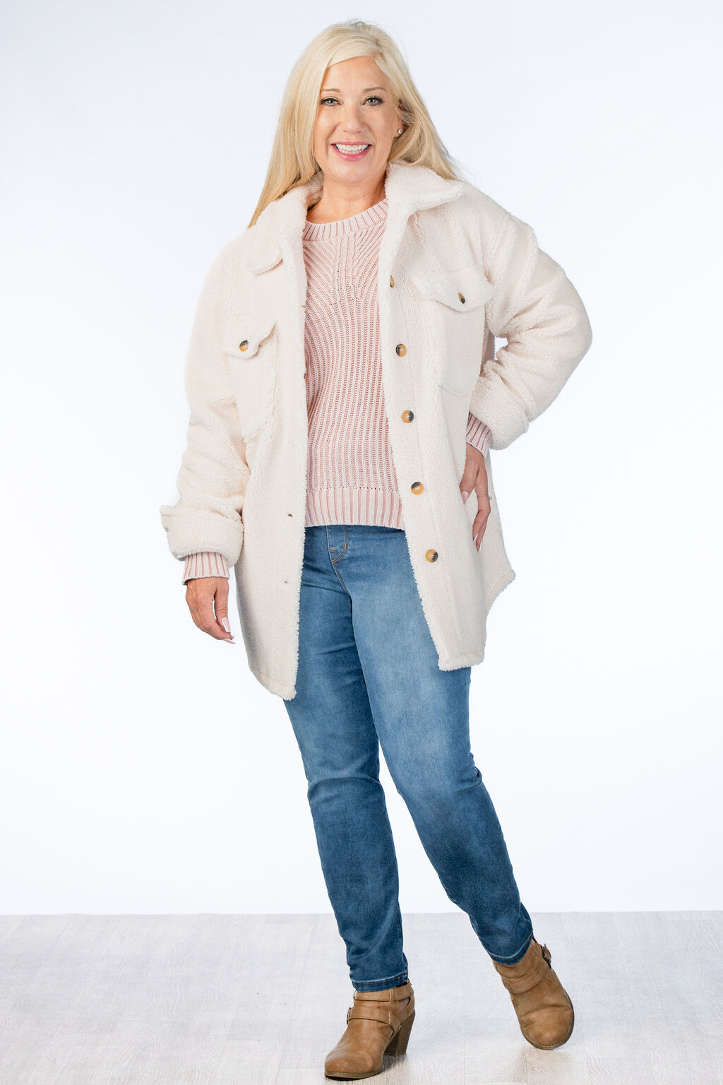 Stellar Sherpa Shacket Image 4