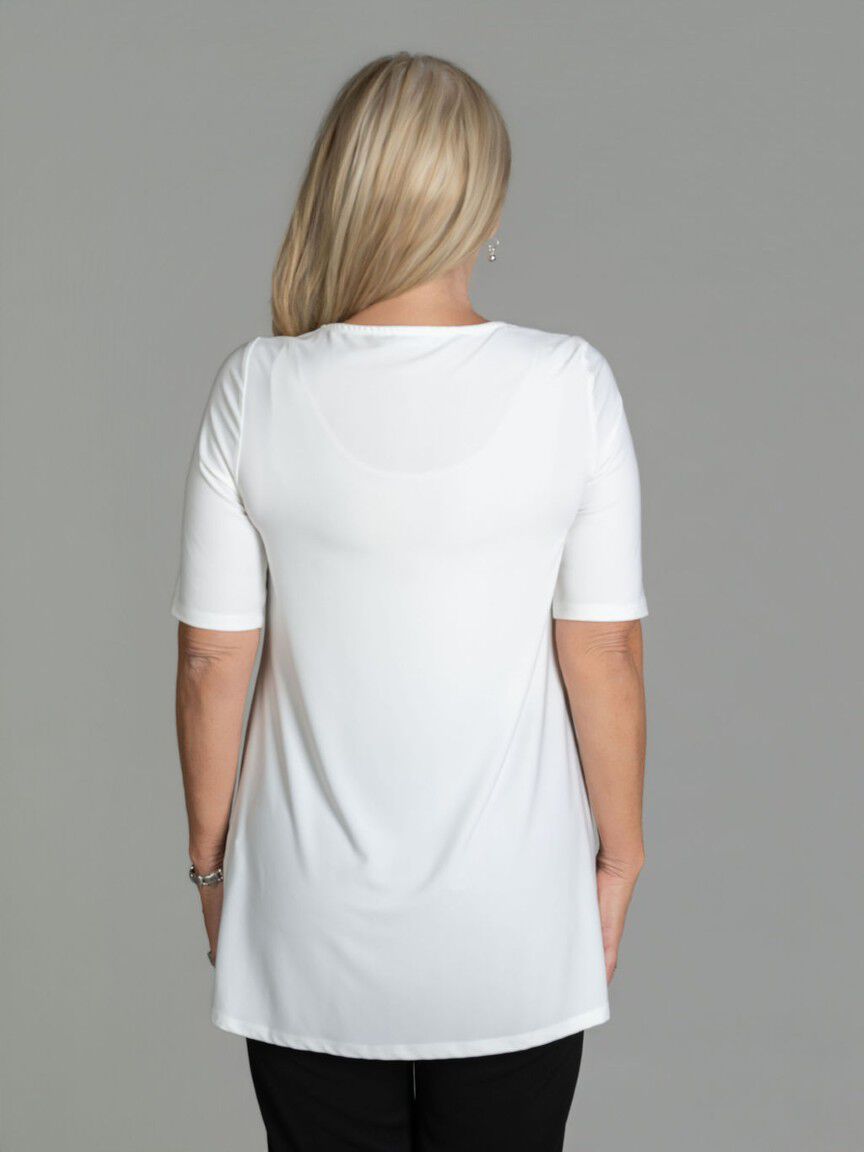 Knot Detail Elbow Sleeve Top Image 3