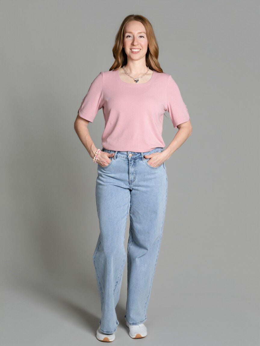 High Rise Wide Leg Jeans